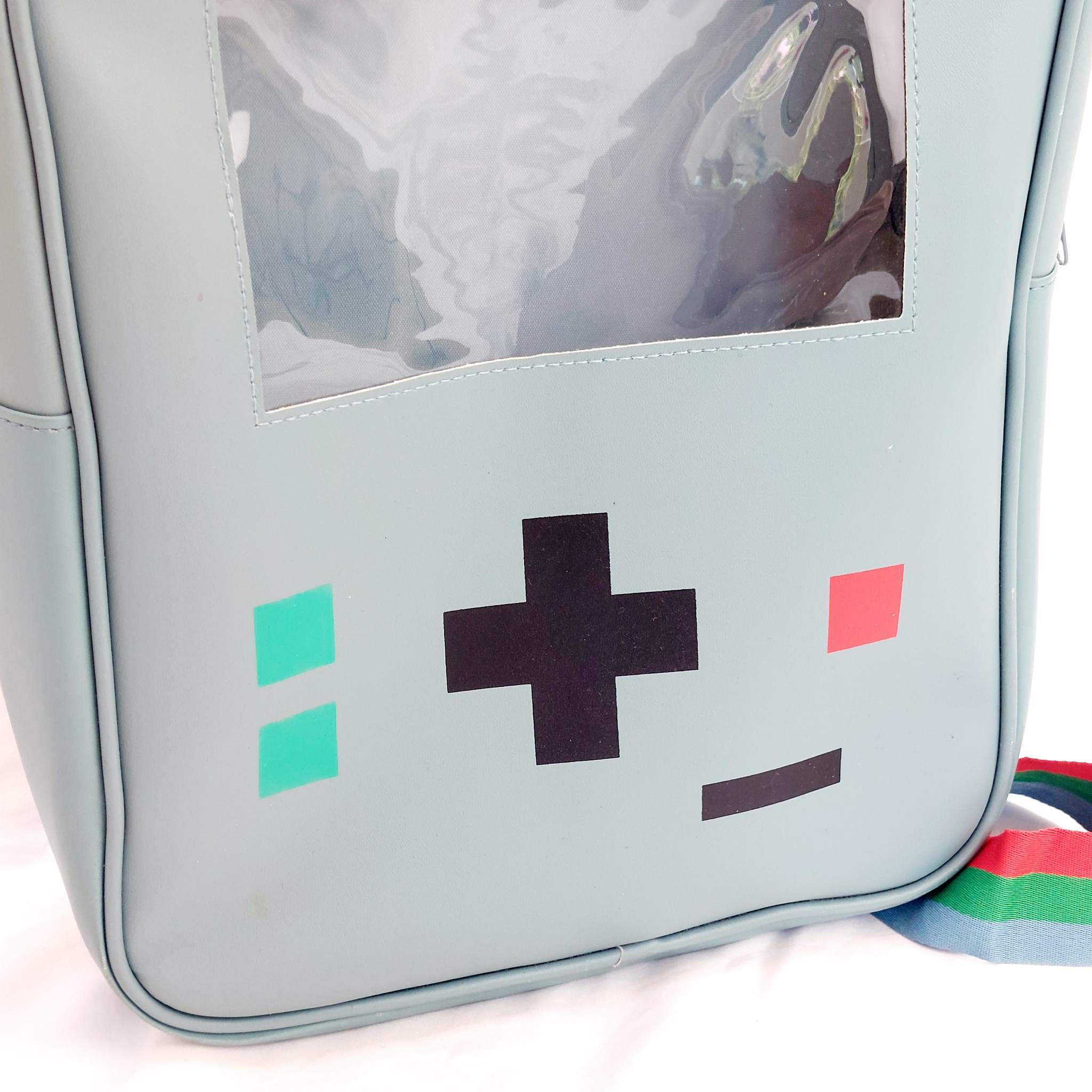 BLUE CALCULATOR BACKBAG