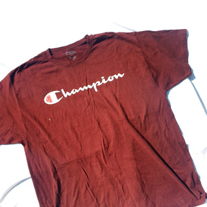 VINTAGE MAROON CHAMPION T-SHIRT-XL