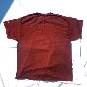 VINTAGE MAROON CHAMPION T-SHIRT-XL