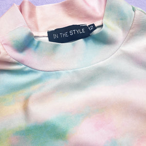 PASTEL TIE-DYE TWO PIECE-M