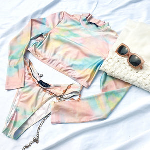 PASTEL TIE-DYE TWO PIECE-M