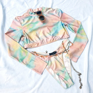 PASTEL TIE-DYE TWO PIECE-M