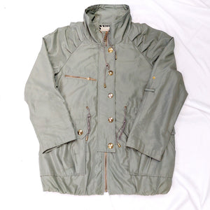 GREEN RAIN PARKA - UK12