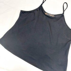 BLACK TRANSPARENT TOP - UK14