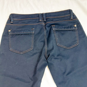 VINTAGE DARK BLUE SKINNY JEANS -UK12