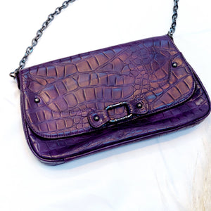 VINTAGE PURPLE SHOULER BAG