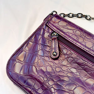 VINTAGE PURPLE SHOULER BAG