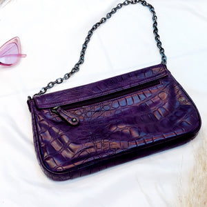 VINTAGE PURPLE SHOULER BAG