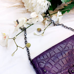 VINTAGE PURPLE SHOULER BAG