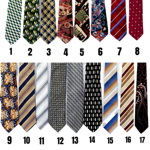 VINTAGE AND SECONDHAND TIES -POLYESTER