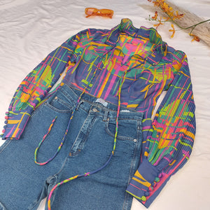 VINTAGE HIGH-WAISTED MOM JEANS - UK6-8