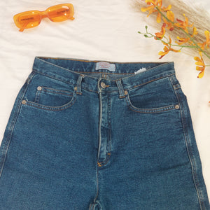 VINTAGE HIGH-WAISTED MOM JEANS - UK6-8