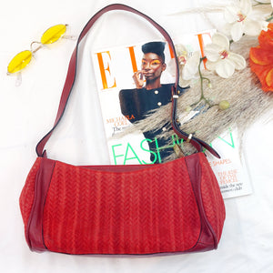 VINTAGE RED Y2K HANDBAG