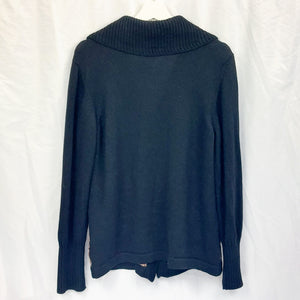 VINTAGE BLACK CARDIGAN - M