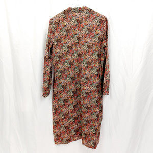 VINTAGE FLORAL SHIRT DRESS - UK14