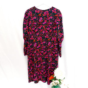 FLORAL MIDI DRESS - UK14