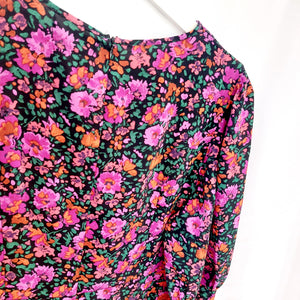 FLORAL MIDI DRESS - UK14