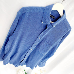 ITALIAN VINTAGE BLUE SHIRT- M