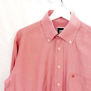 ITALIAN VINTAGE SALMON SHIRT - L