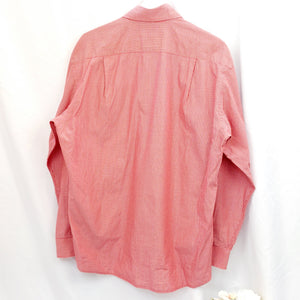 ITALIAN VINTAGE SALMON SHIRT - L