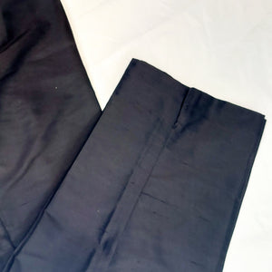 VINTAGE BLACK SILK PANTS- UK10