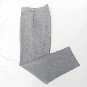 VINTAGE HOUNDSTOOTH HIGH-WAISTED PANTS- UK12