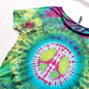 TIE-DYE PEACE T-SHIRT - M/L