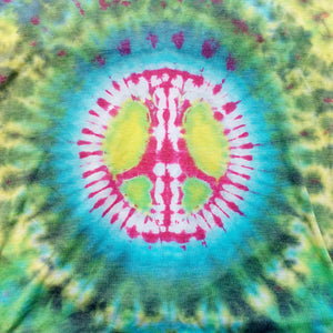 TIE-DYE PEACE T-SHIRT - M/L