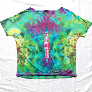 TIE-DYE PEACE T-SHIRT - M/L