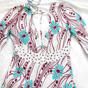 70S VINTAGE SUMMER DRESS - UK10