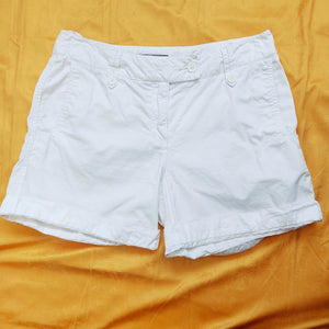 Y2K VINTAGE WHITE CARGO SHORTS- UK10