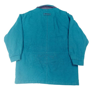 VINTAGE TEAL OVERSIZED JACKET - XL