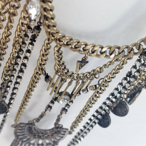 GOLD AZTEC NECKLACE