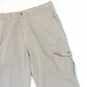 VINTAGE BEIGE CARGO PANTS - S / UK12