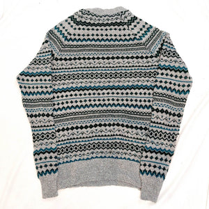 LIGHT GREY CHRISTMAS JUMPER- S