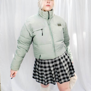 GREEN PUFFER VEST / JACKET- L