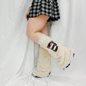 TEDDY BOOT COVERS/ LEG WARMERS