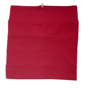 Y2K STYLE BURGUNDY MINI SKIRT -UK10/12