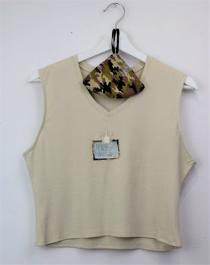 NUDE CROP TOP - MEDIUM